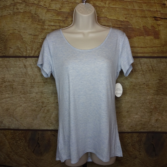 Soma Tops - Soma Intimates Sleep Therapy Short Sleeve Tee Blue